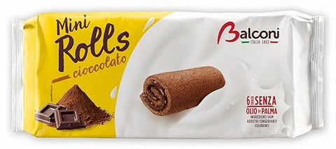 Balconi Mini Rolls Cioccolato Mini Chocolate Rolls 20 x 180 g