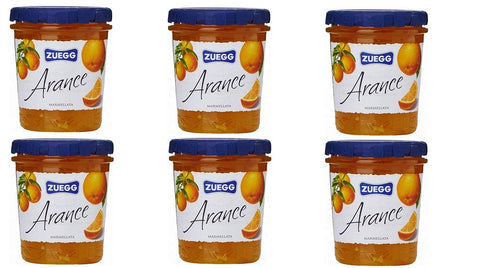 Zuegg Arance Jam Orange Spreads Italy 320 g Pack of 6