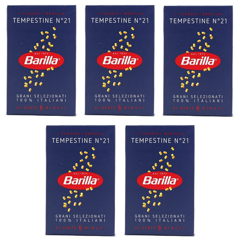 5 x Pasta Barilla Tempestine No. 21 Italian Noodles 500 g Pack