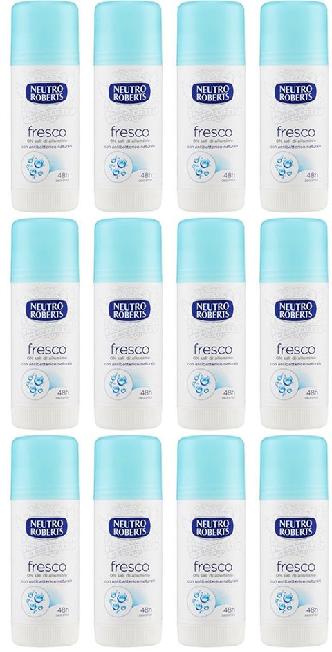 12 x NEUTRO ROBERTS Fresh Deodorant Deo Stick Offer in Stock