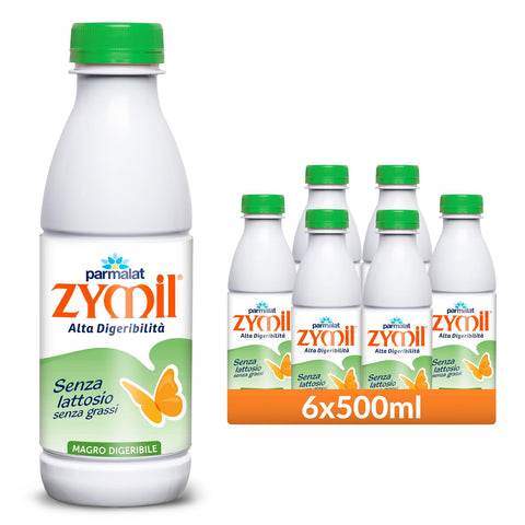 Zymil UHT Low-fat Digestible Milk Without Lactose, 6 x 500 ml