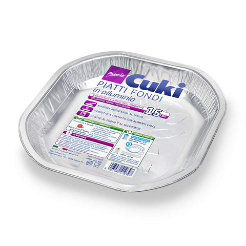 Cuki Soup Plates 19.8 x 19.8 cm Aluminium - 150 g