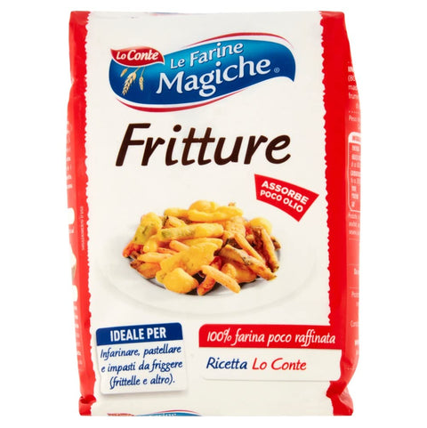 6x Lo Conte Le Farine Magiche Per Frittura Fried Flour 750g 100% Italian
