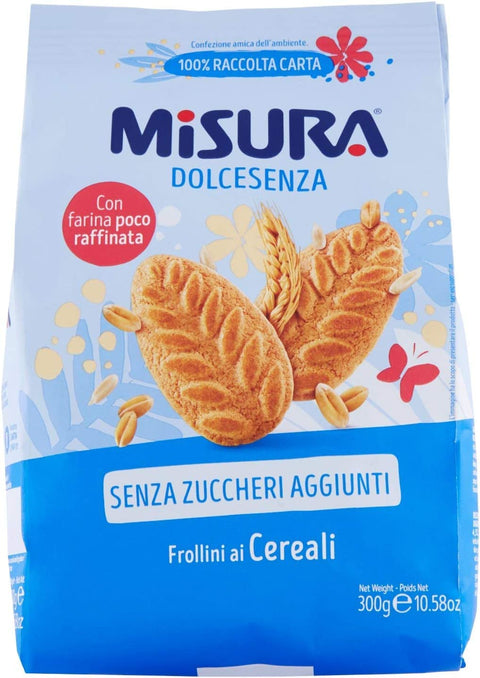 6 x Misura dolce senza biscotti ai cereali cereal biscuits cookies 300 g