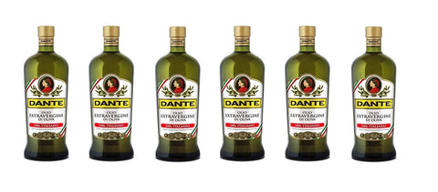 6 x Dante olio extravergine di oliva 100% Italian extra virgin olive oil 250 ml