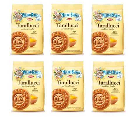Mulino Bianco Tarallucci Biscuits, 350 g, Italy, Biscuits, Cookies, Cake Brioche, Pack of 6