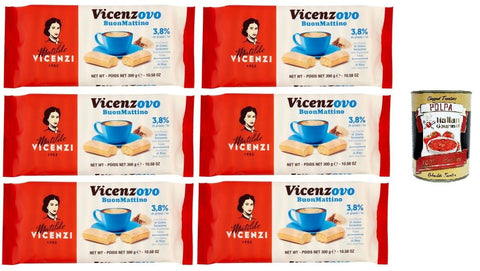 Matilde Vicenzi Vicenzovo I Savoiardi BuonMattino 6 x 300 g + Italian Gourmet Polpa 400 g