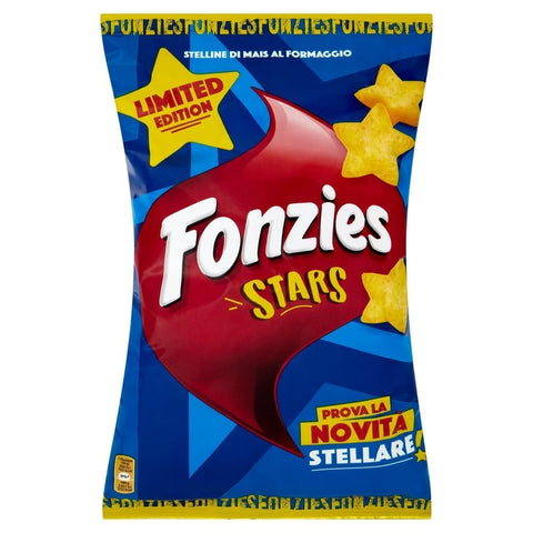 Fonzies Stars - Star-shaped corn and cheese snacks Limited Edition 10x 160g