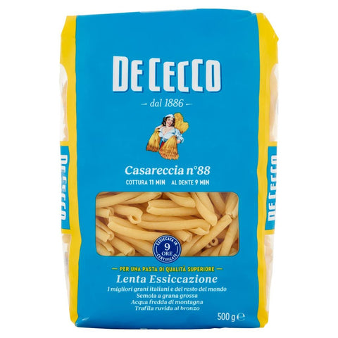 Pasta De Cecco 100% Italian Casareccia n. 88 Pasta 500 g Pack of 20