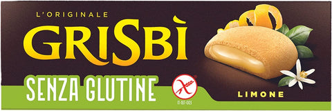 6 x Vicenzi Grisbi Lime Gluten Free Cookies Bar Biscuits Lemon Cream 150 g