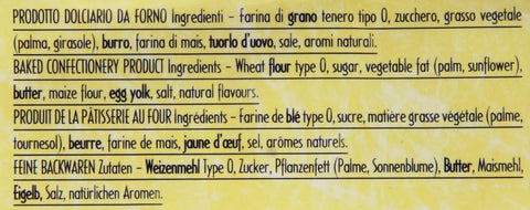 Biscottificio del Sassello Canestrellini Italian flower-shaped biscuits, premium biscuits for tea and coffee, palm oil-free according to packaging, 24 x 125g, 3kg pack