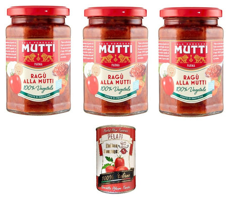 3 x Mutti Vegetable Sauce 280 g + Italian Gourmet Pelati 400 g