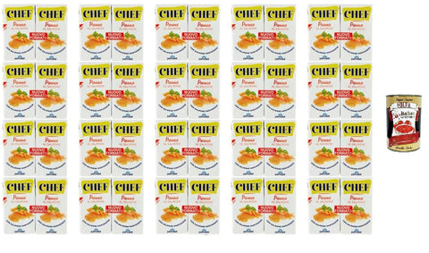Parmalat Panna Chef Cream with Salmon, 20 x 2 x 125 ml, Cooking Cream + Italian Gourmet Polpa 400 g