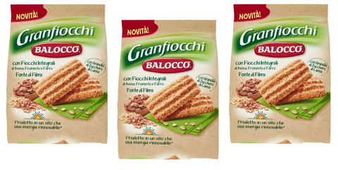 Balocco Kekse Granfiocchi 700g Italian Pastry Cookies Balocco Pack of 3 (3 x 700g) Italian Pastry Cookies