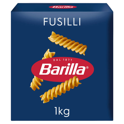 Barilla Pasta Pasta Pasta Classic Fusilli n.98 Made of High-Quality Durum Wheat Always al Dente, Pack of 10 (10 x 1 kg)