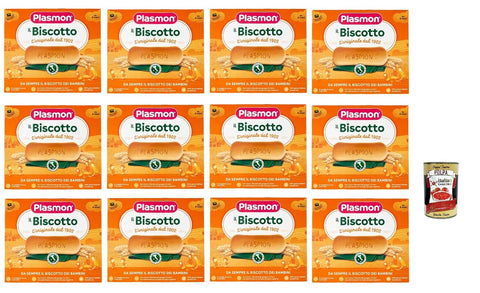 Plasmon Biscotti Biscotti Biscuits 12 x 320 g + Italian Gourmet Polpa 400 g