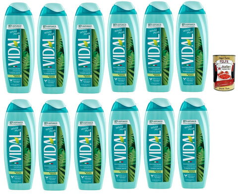 Vidal Docciagel muschio Bianco Shower Gel, Musk, White, 250 ml, 12 x 250 ml + Italian Gourmet Polpa 400 g