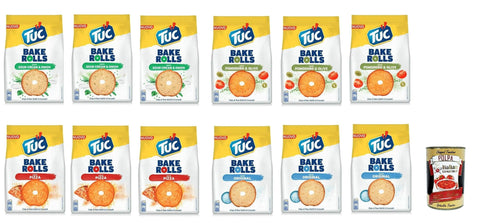 Tuc Bake Rolls Test Pack, Thin Crispy Buns 12 x 150 g + Italian Gourmet Plpa 400 g