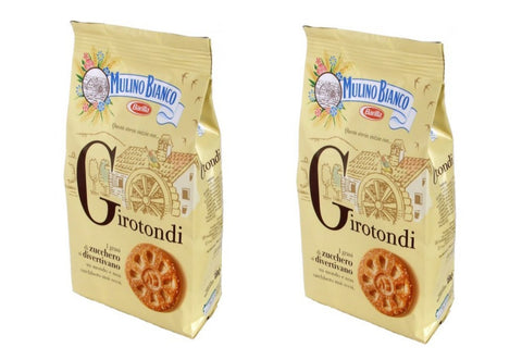 Mulino Bianco: Girotondi Sugar Cane Shortbread 350g (Pack of 2)