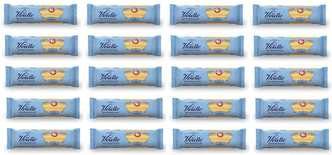 Voiello Lo Spaghetto n°104 Pasta 100% Italian Wheat 500 g Pasta Made of Durum Wheat Semolina Bronze Drawing Pack of 20