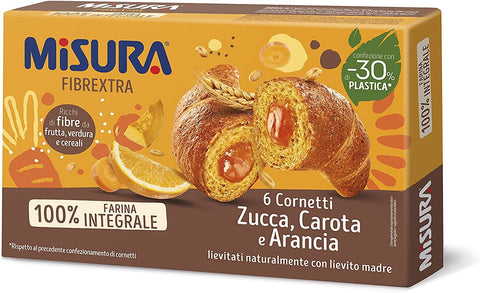 Misura Fibraextra Cornetti Integrali Cake with Pumpkin Carrots Whole Grain 300 g
