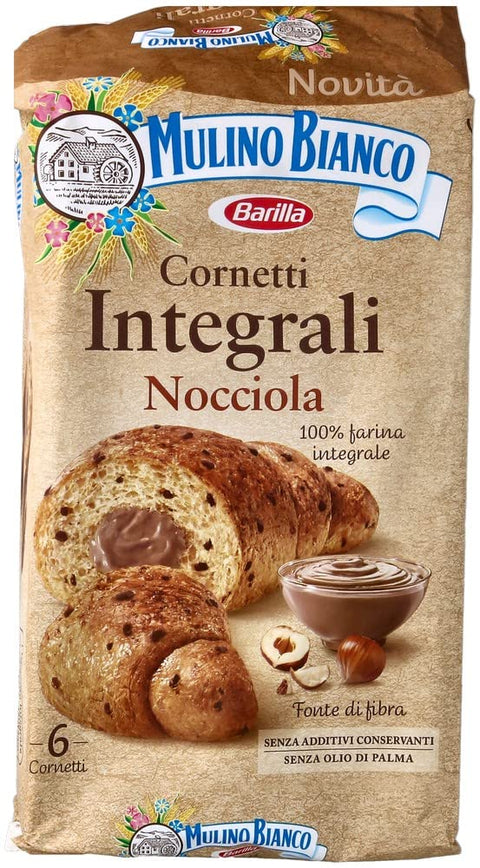 Mulino Bianco Wholemeal Hazelnut Croissants 6 Pieces, 300 g