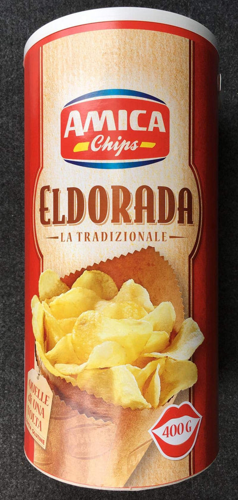 Amica Chips Eldorada Classica Chips Salted Potato Chips, 400 g, Pack of 3