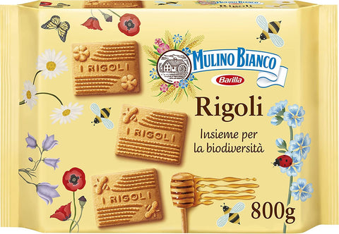 3 x Mulino Bianco Biscuits with Honey Rigoli 800 g Cake Butter Biscuit Cookies Brioche