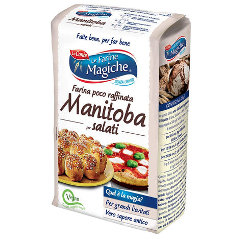 Lo conte Le Farine Magiche Manitoba for Savory Little Refined 1 kg Pack of 6