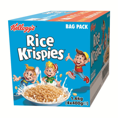 Kellogg's Rice Krispies Classic Pack of 4 (4 x 400 g Box)