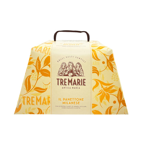Tre Marie Il Panettone Milanese 750g (1lb 10.5oz) Traditional Italian Christmas Cake