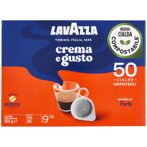 Lavazza Caffe' In Pods Cream & Gusto Forte 50c, 350 g