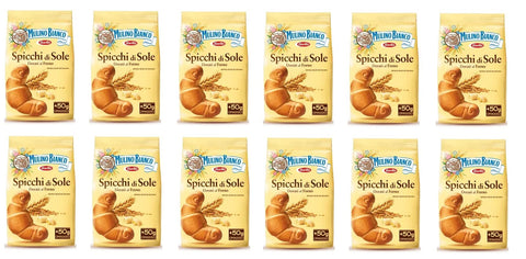 12x Mulino Bianco Biscuits Spicchi di Sole 350g Italy Biscuit Cookies Cake