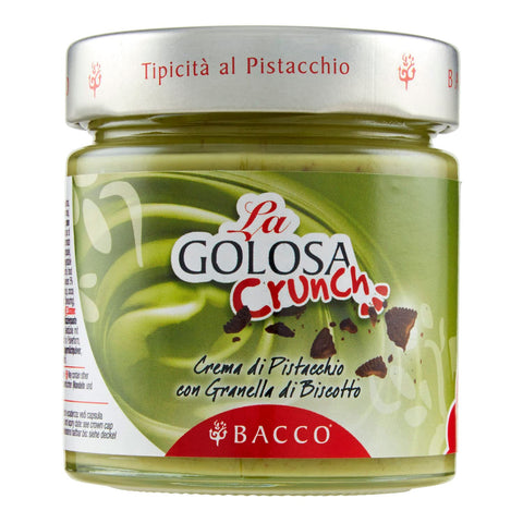 Bacco Sicilian Pistachio Cream La Golosa Crunch, 200g