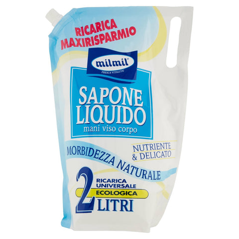 milmil Liquid Soap Nutritive & Delikat 2.0 Litre Refill