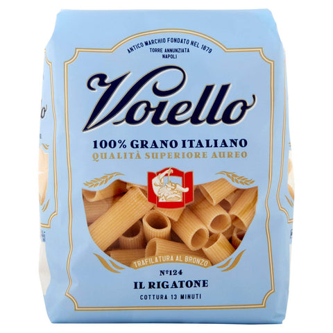 Voiello 124 Rigatoni Romani – 8 Pieces of 500 g [4 kg]