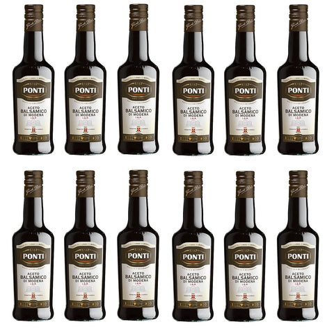 12x Ponti Aceto Balsamic Di Modena 500 ml Balsamic Vinegar from Modena
