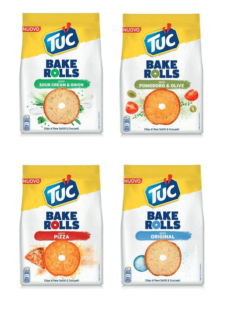 Tuc Bake Rolls Thin Crisp Buns Test Pack 4 x 150 g