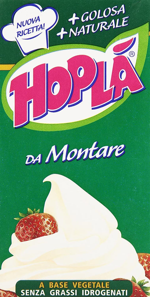 Hoplà Panna da Montare Gluten Free Whipped Cream for Dessert 500 ml Pack of 3