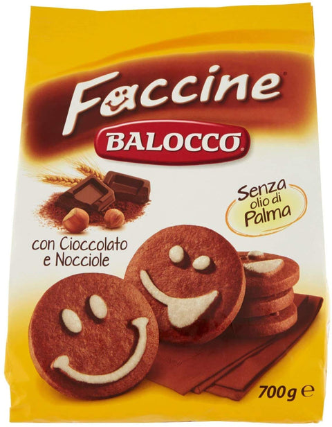 Balocco Biscotti Faccine 6 Pezzi Da 700 Grammi