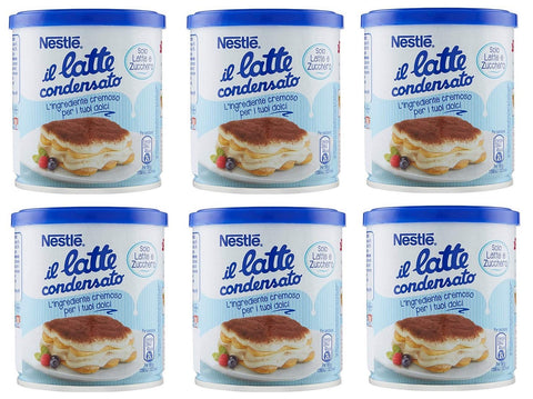 Nestlé il latte condensato condensato creamy ingredient for desserts sweetened concentrated whole milk 397 g, pack of 6