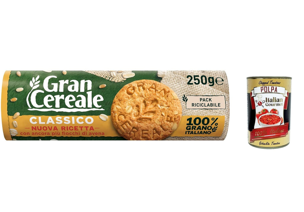 12 x Mulino Bianco Gran Cereale Classico Grain Biscuits Multi Cereals ...