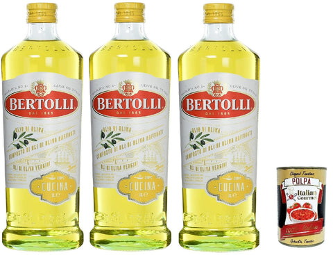 Bertolli olio di oliva olive oil cucina 3 pack (3 x 1000 ml)