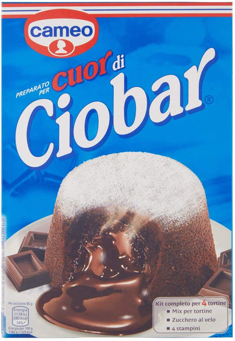 24 Cups Cameo Cuor di Ciobar Mix Cake Hot Chocolate 1394g 6x4 Bags