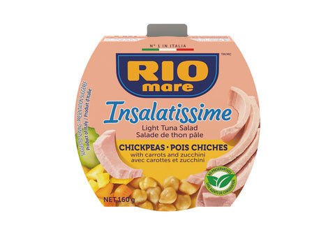 Rio Mare Insalatissime Ceci Tuna Salad Chickpeas with Zucchini and Carrots Ready Meals 160 g