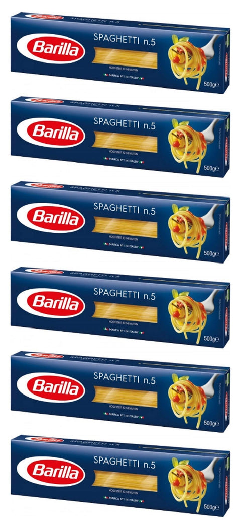 Barilla Spaghetti n°5 (6 x 500g)