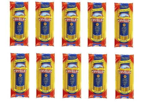 10x Pasta Divella 100% Italian N° 81 Mafaldine 500 g