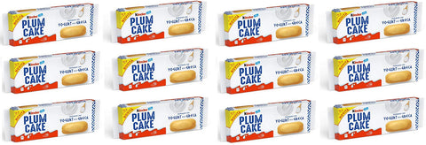 12 x Children's Ferrero Plum Cake with Greek Yoghurt Creamy and Soft Snack Cake (6 x 32 g) 192 g