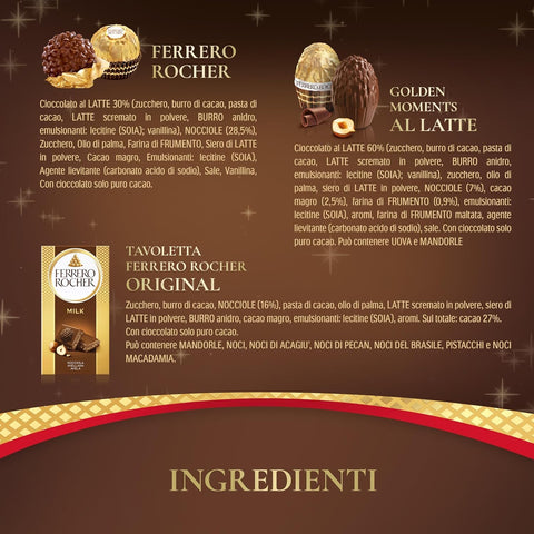 Ferrero Rocher Calza Stocking – 17 Ferrero Specialties | Befana Gift Idea 255 g