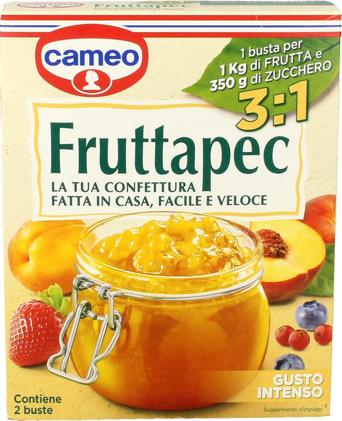 Cameo Fruttapec Gusto Intenso Prepared for Homemade Jam 50 g (Contains 2 Bags of 25 g)
